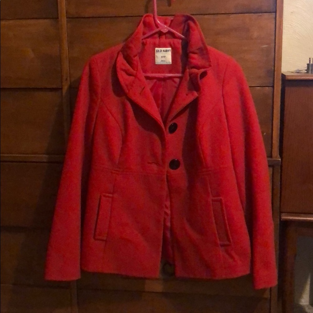 Red Peacoat